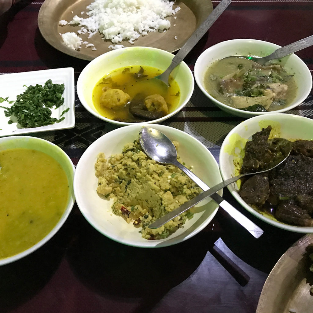 Dinner at Heritage Khorika