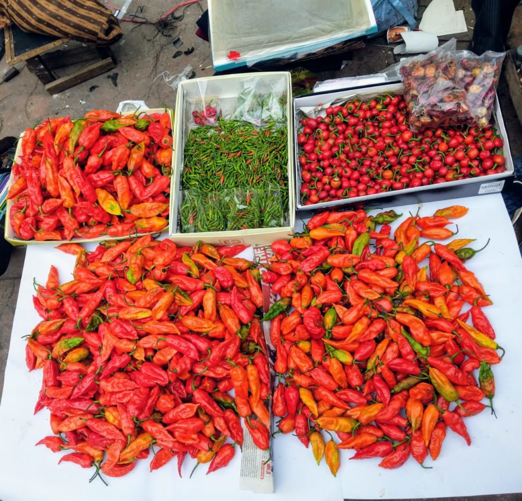 Chillies in the Market . Source : GhyFoodie 