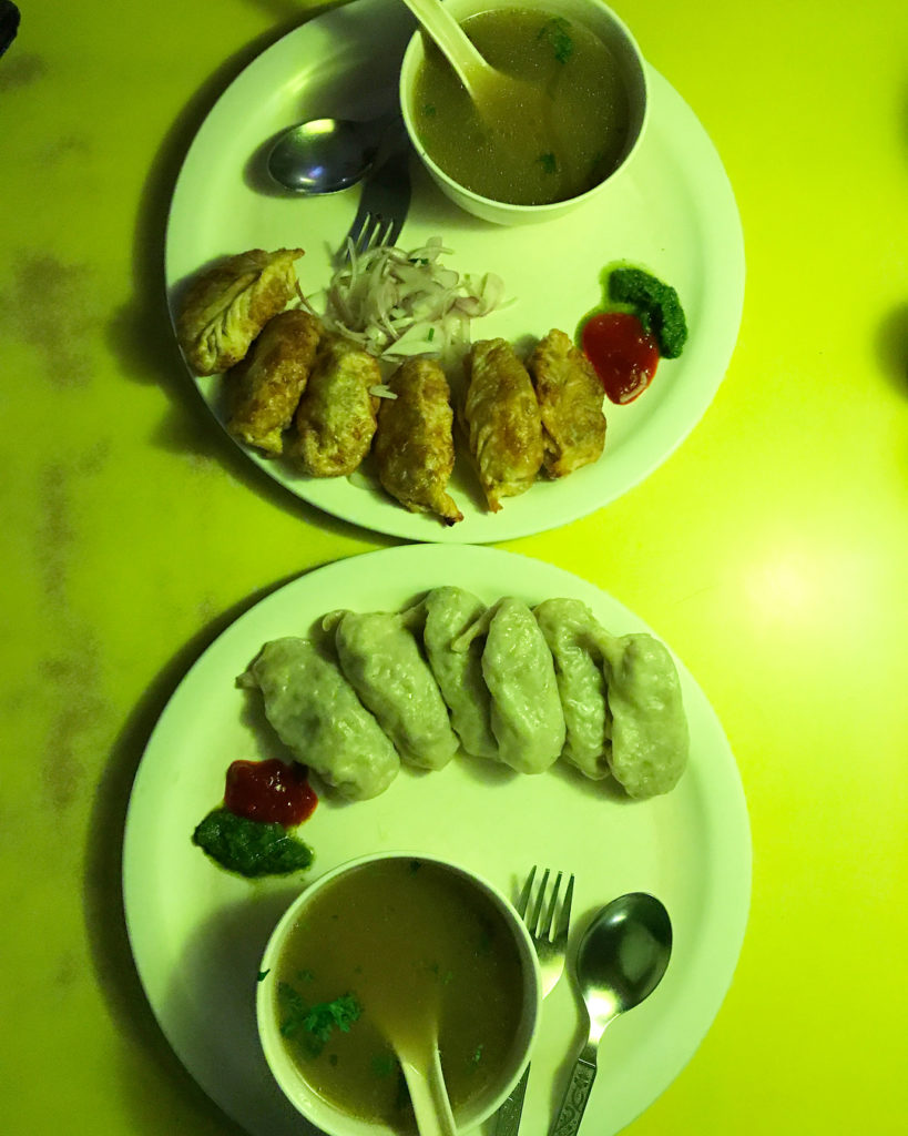 Fried and Steamed Momos in Chinese Hut