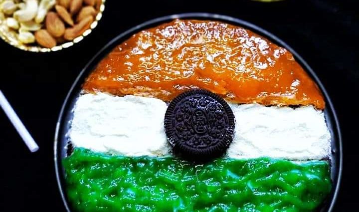 Tricolour Cake by Pooja Kakati