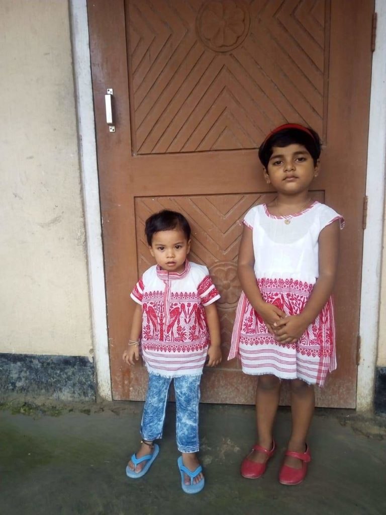 Hargila Designs on children's dresses