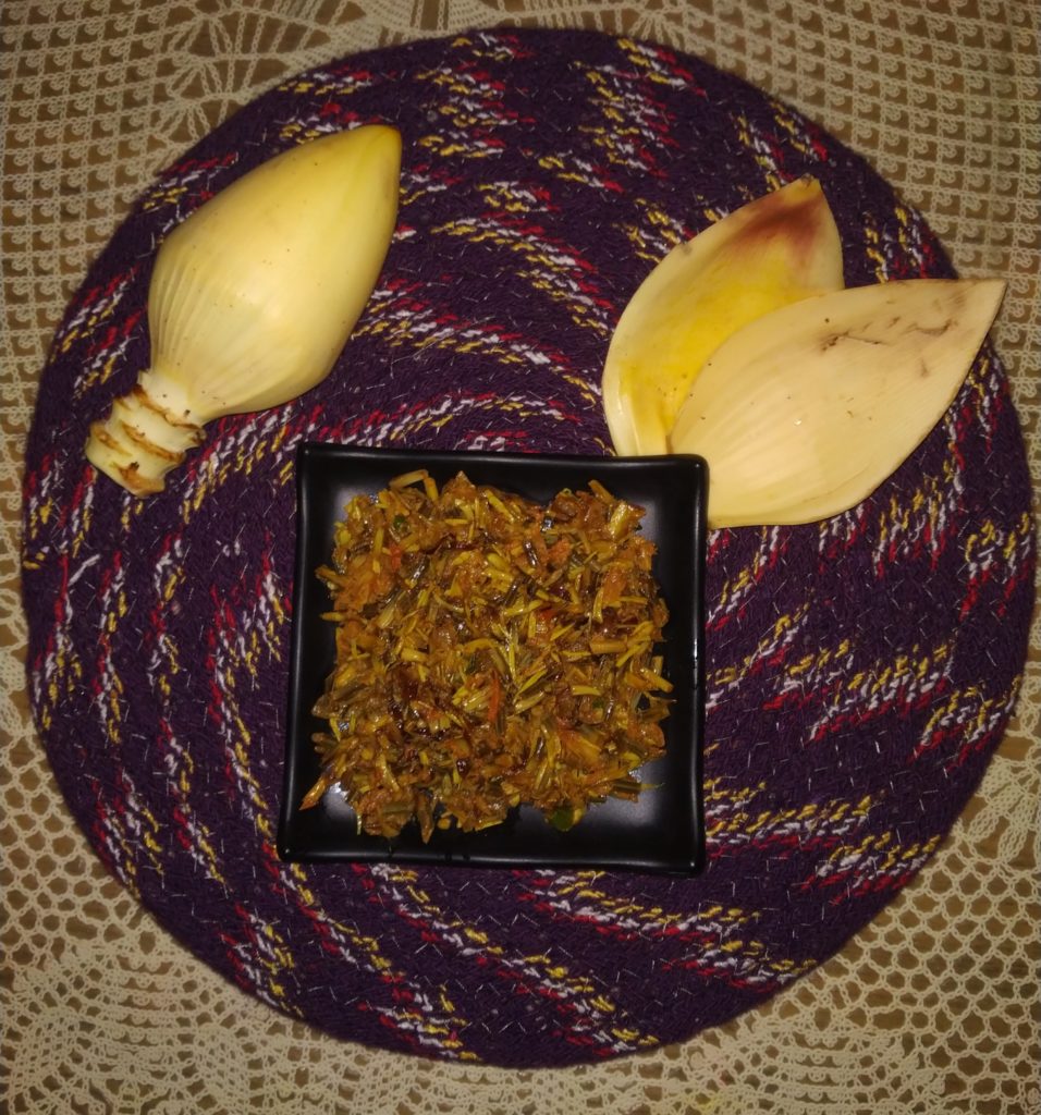 banana blossom chutney by Sandeep Das