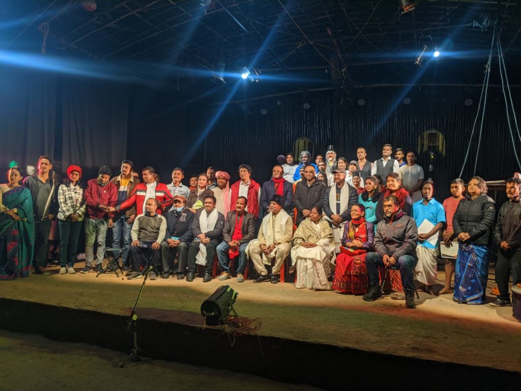 Dignitaries and some participants of the festival