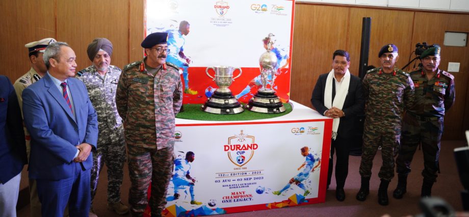 Durand Cup trophies in shillong